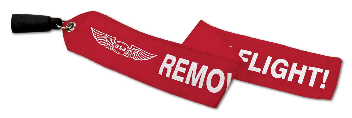 ASA Pitot Tube Cover 5/8 Inch with Remove Before Flight Streamer
