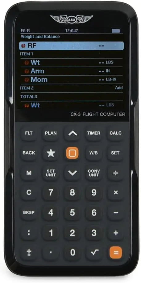 ASA CX-3 Flight Computer | Advanced Aviation Calculator for Student Pilots & Professionals | FAA Approved for Exams | ICAO-Compliant Digital E6B Jhears Aero