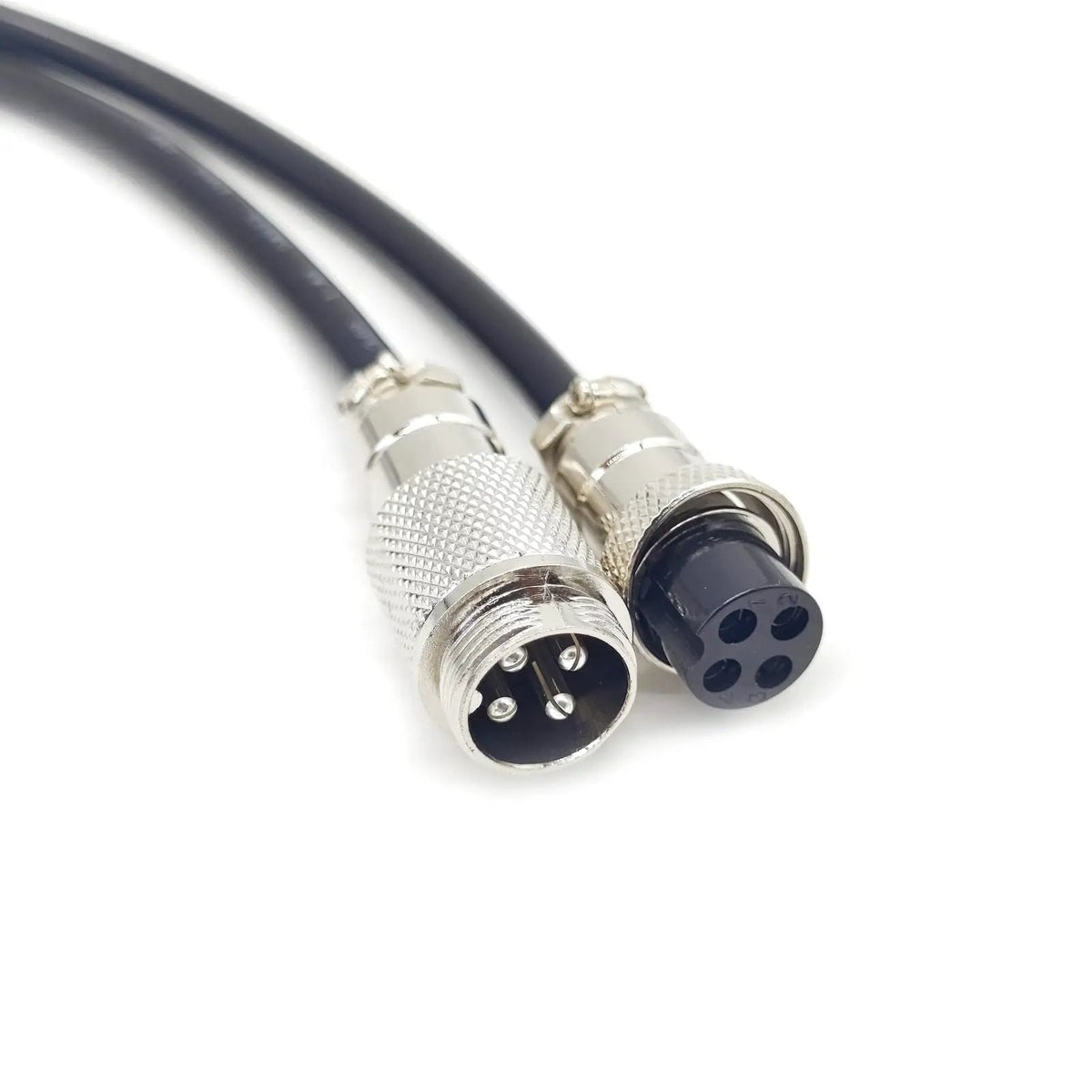GX16 4-Pin Aviation Connector Cable 1M Male to Female Zinc Alloy