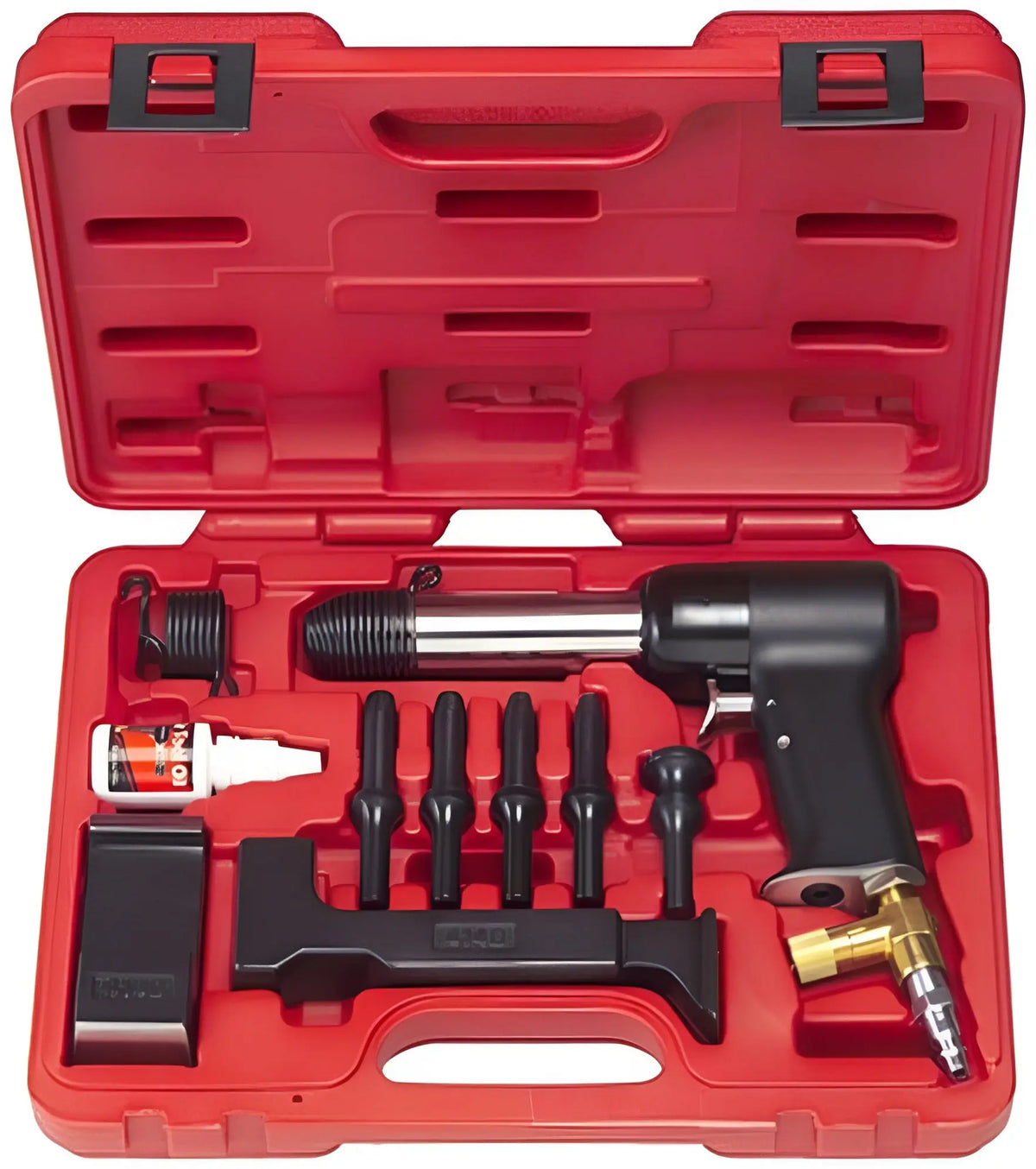 Hanson Rivet 3X AIR Hammer KIT for Solid One Size, Red, Gold, Silver, Black Jhears Aero