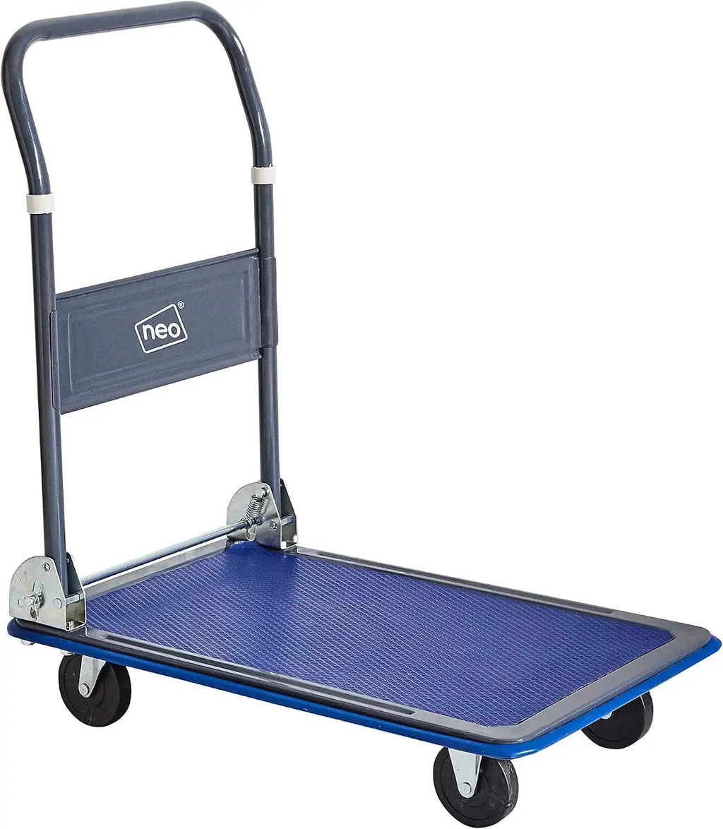Neo Heavy Duty Aluminium Folding Sack Trolley Hand Truck Barrow Transport Wheels Extendable Handle (150 kg) Jhears Aero