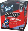 Scott Blue Shop Towels in a Box - 200 Sheets Jhears Aero