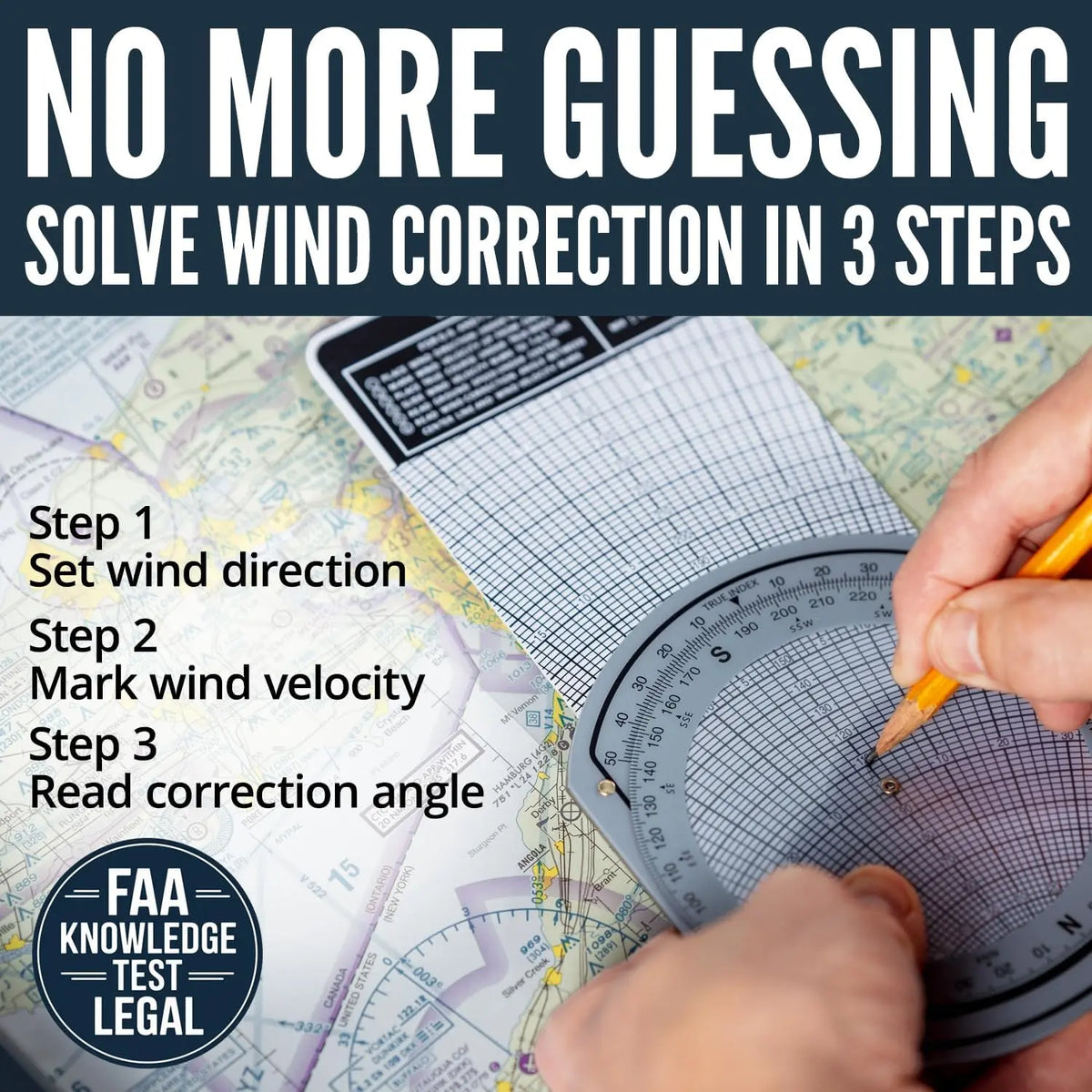 EntireFlight - E6B Flight Computer and Aviation Plotter - Essential Pilot Accessories and Aviation Tools for Your Flight Bag - Use with IFR VFR Sectional Charts - Premium Calculator Jhears Aero