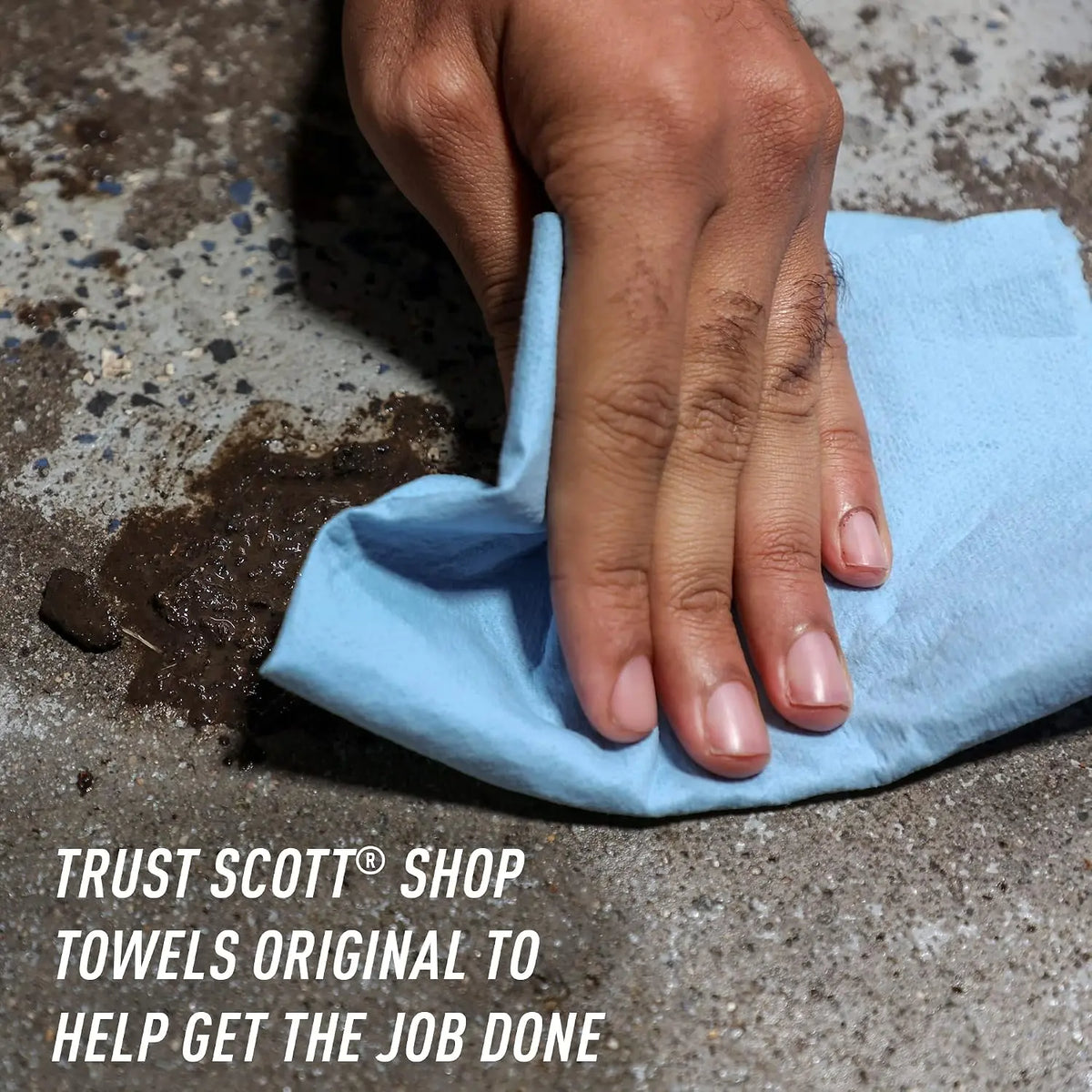 Scott Shop Towels Original 75147, Heavy Duty, Blue, 12 x 55 Sheets Jhears Aero
