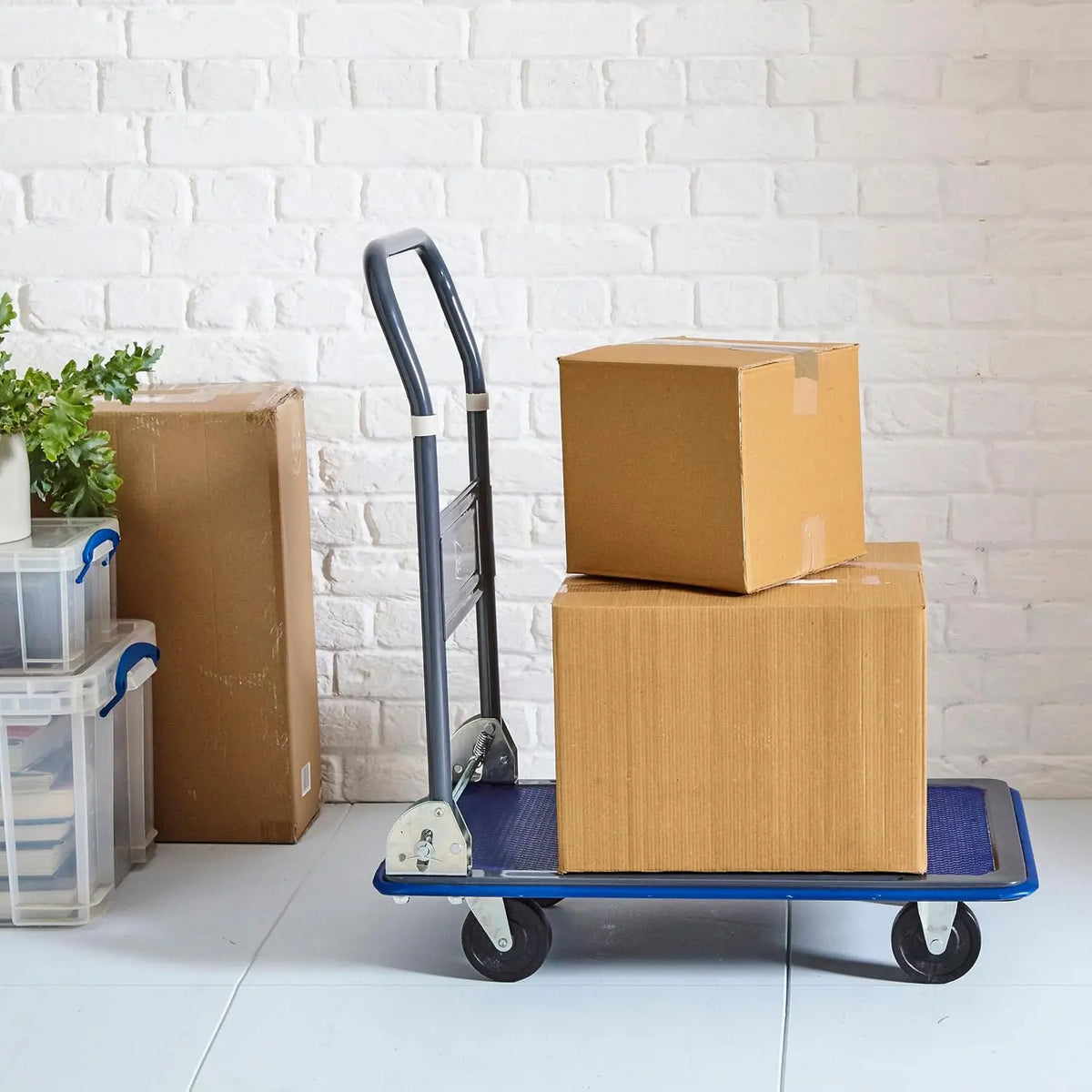 Neo Heavy Duty Aluminium Folding Sack Trolley Hand Truck Barrow Transport Wheels Extendable Handle (150 kg) Jhears Aero
