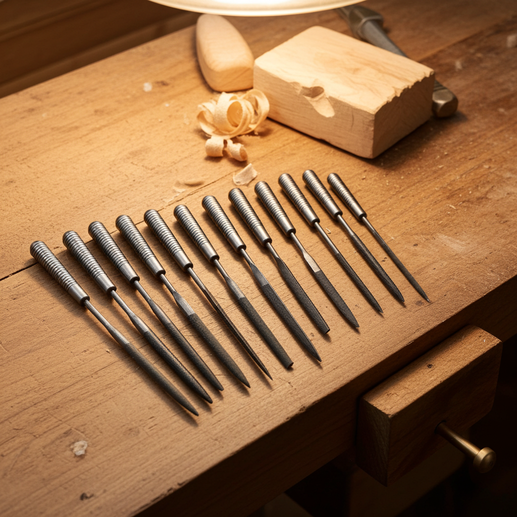 Pittsburgh 12pc Precision Needle File Set – Aircraft Metalwork & Detail Filing