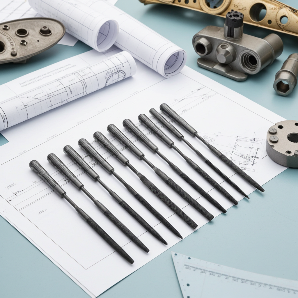 Pittsburgh 12pc Precision Needle File Set – Aircraft Metalwork & Detail Filing