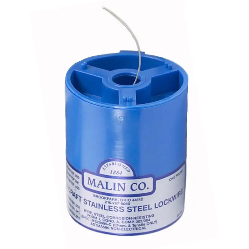 Malin MS20995C Stainless Steel Aviation Safety Wire Lockwire 1LB Canister