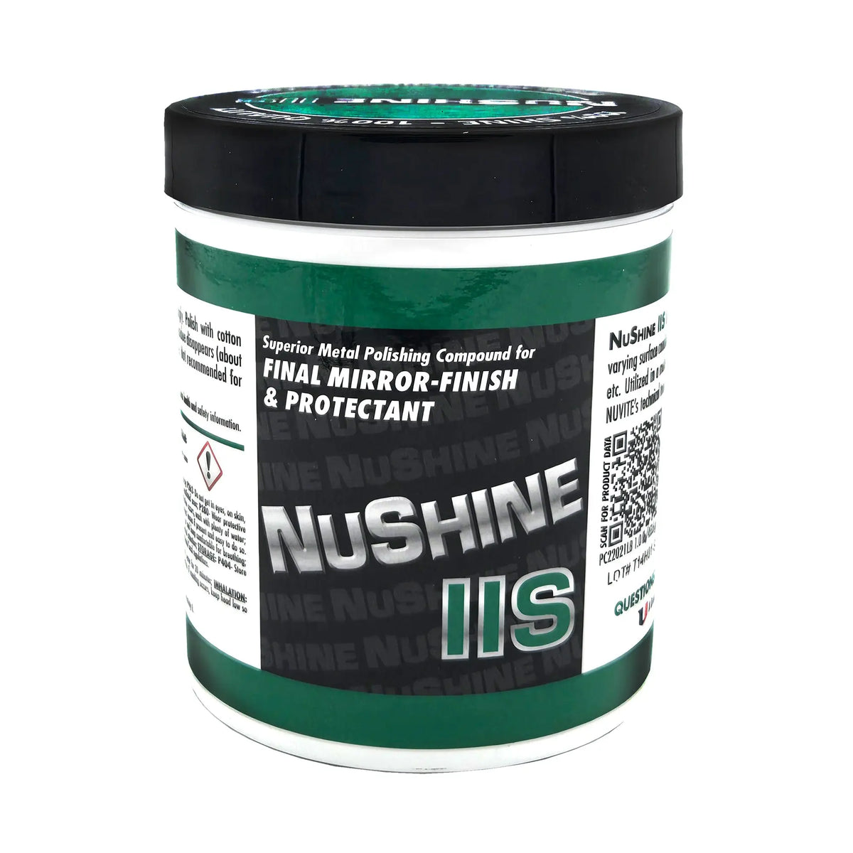 Nuvite NuShine II Grade S Mirror Finish Metal Polish 1LB
