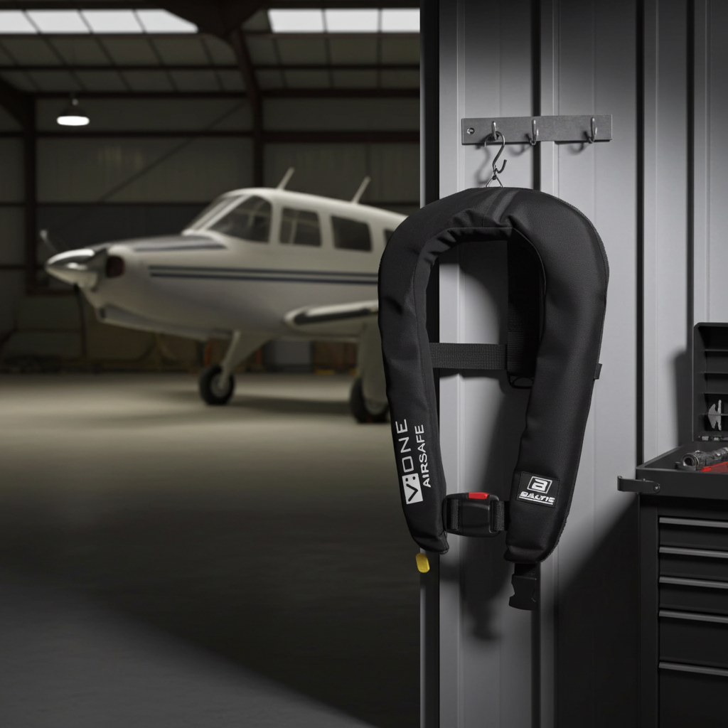 V:One AirSafe Manual Inflation Lifejacket 165N – SOLAS/MED Approved | Jhears Aero