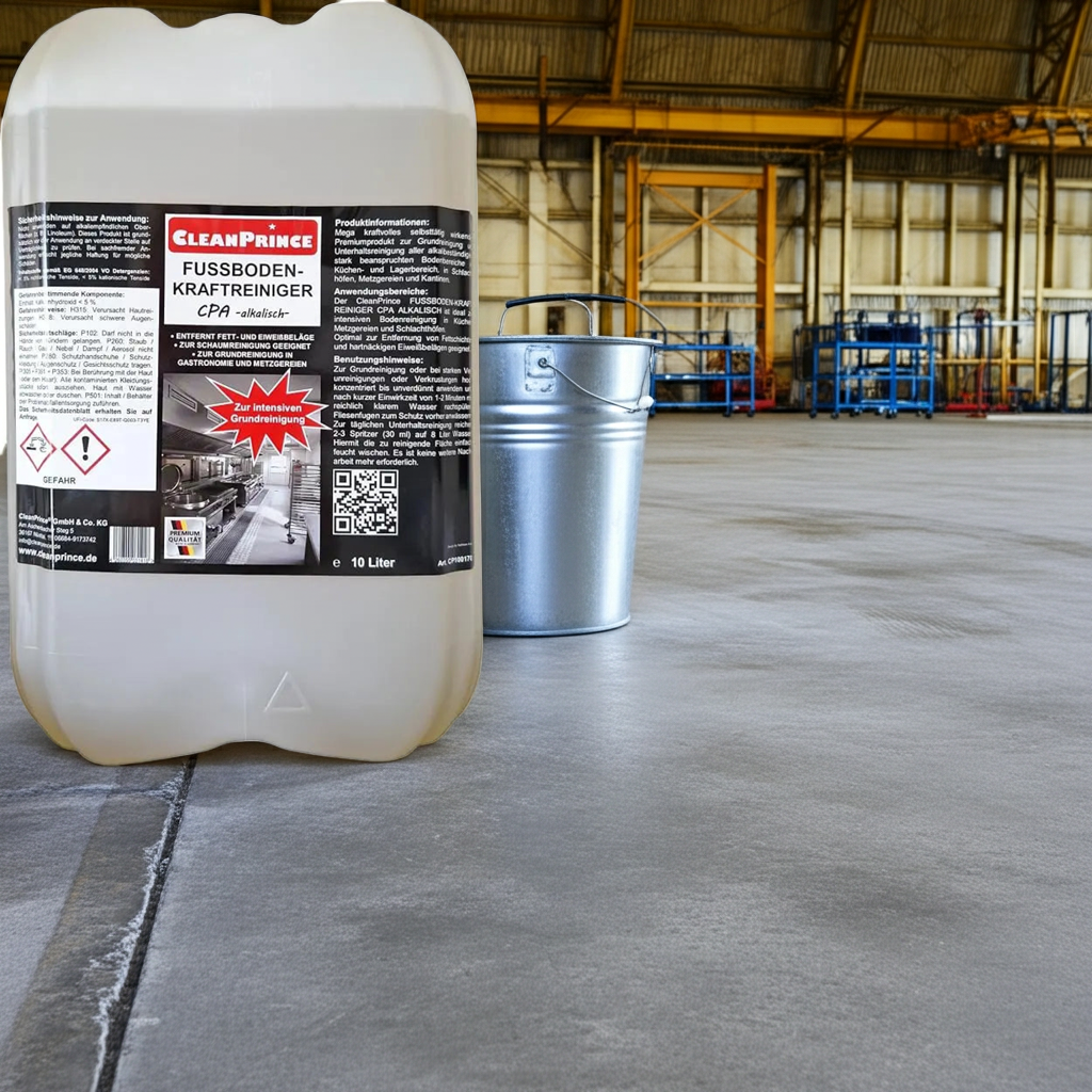 10 Litre Canister Floor Kraft - Cleaner Alkaline CPA EIN Alkalisches...