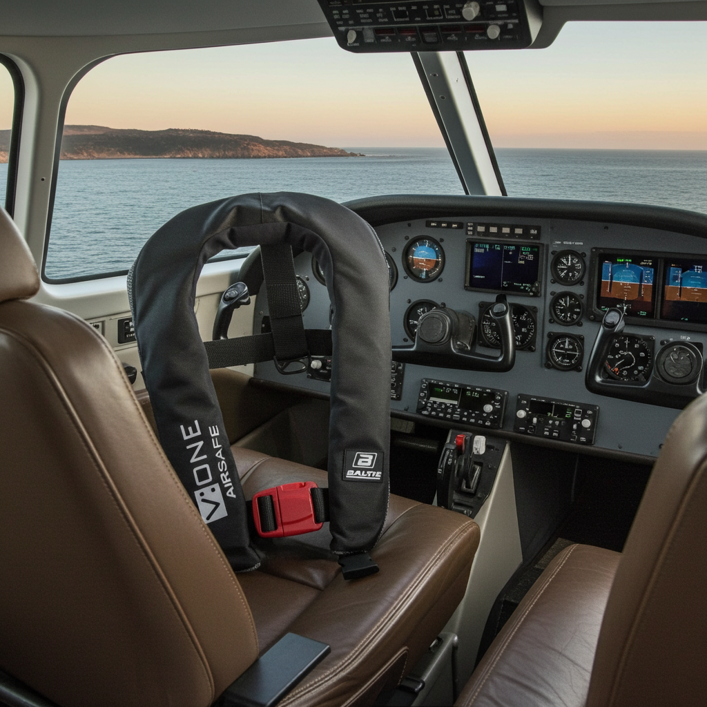 V:One AirSafe Manual Inflation Lifejacket 165N – SOLAS/MED Approved | Jhears Aero