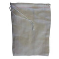 Organic Cotton Drawstring Screw Bags for Inspection 20x25cm