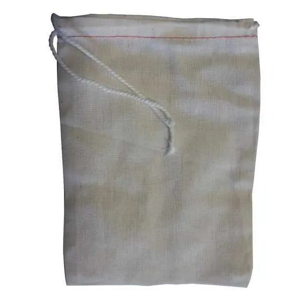 Organic Cotton Drawstring Screw Bags for Inspection 20x25cm