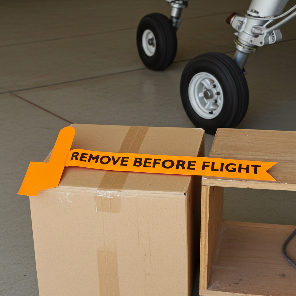 Aviation Pitot Tube Cover – Crash-Preventing Visibility | Remove Before Flight