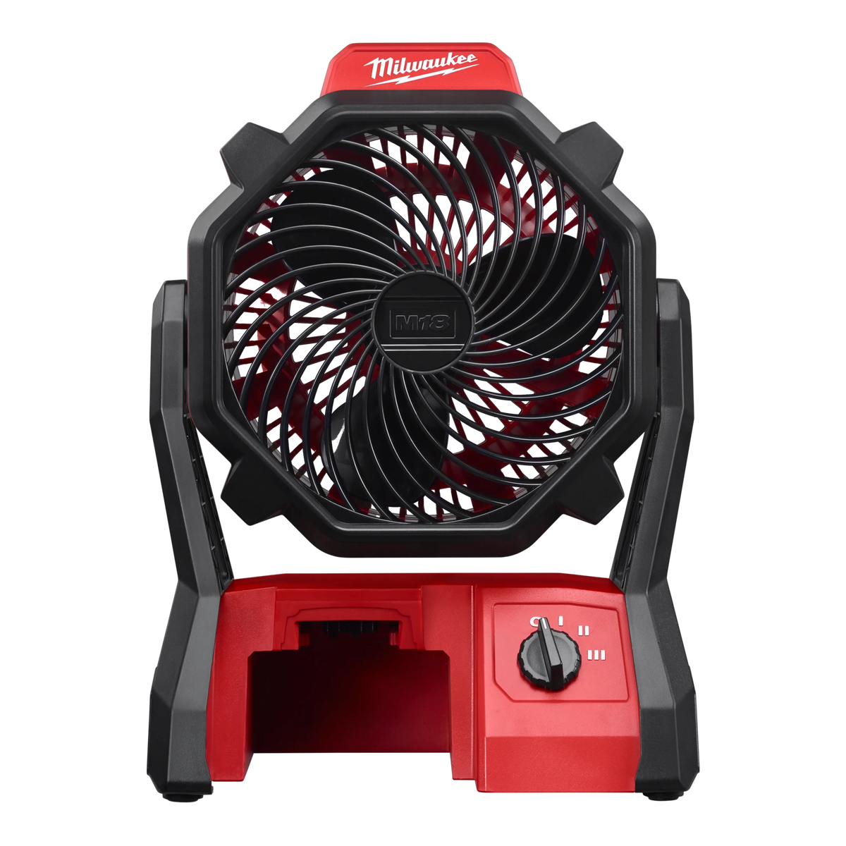 Milwaukee M18 JOBSITE Fan Cordless Red and Black
