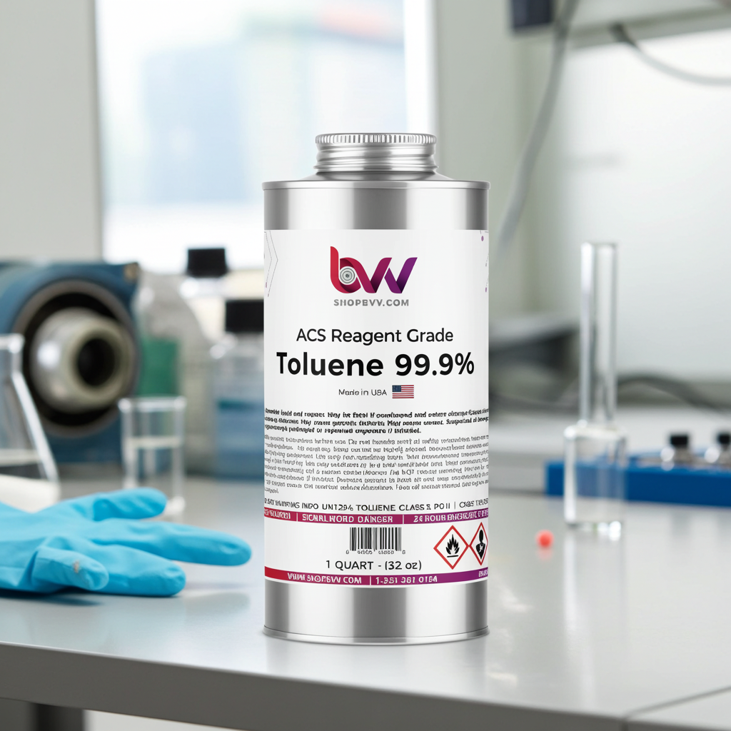 500ml Toluene Solvent 99.9% Pure ACS Lab Grade High Quality Toluol
