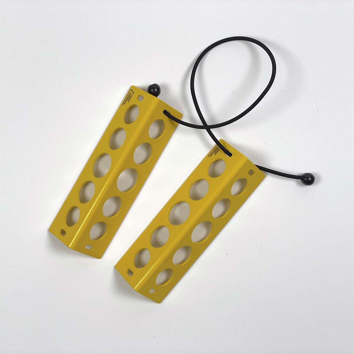 Aircraft Wheel Chocks, Yellow Aluminum, Lightweight Handy Chocks, GA Ramp Use Jhears Aero