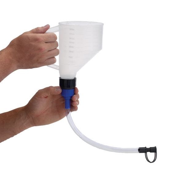 Sporty's TKS de-ice fluid funnel for aircraft