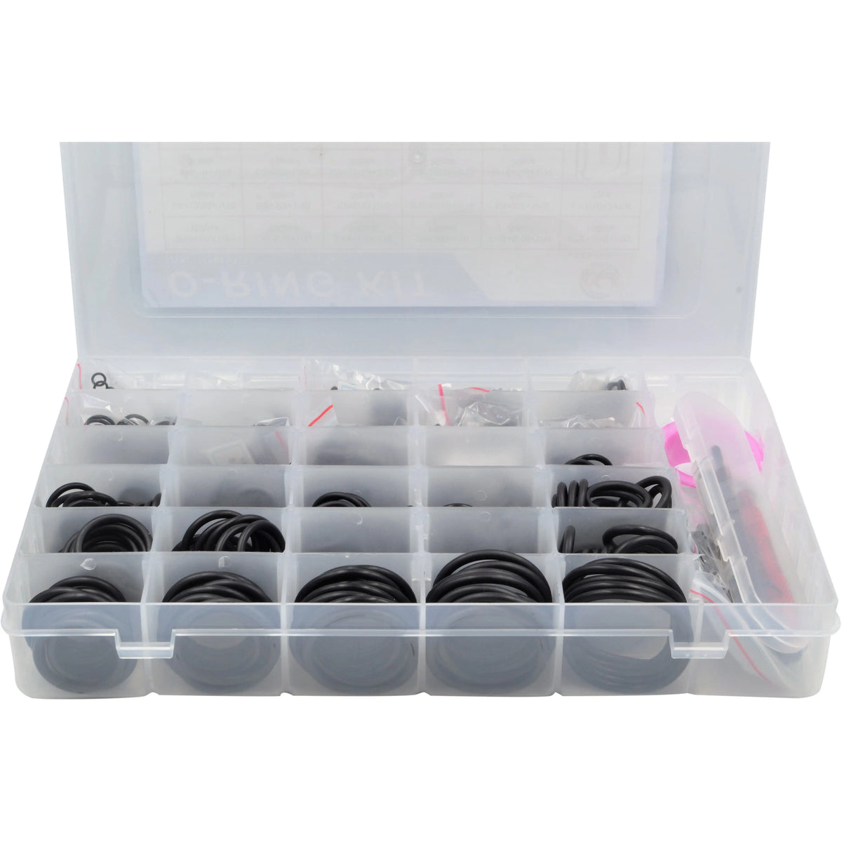 1225pc O-Ring Assortment Kit 32 Sizes Nitrile Rubber
