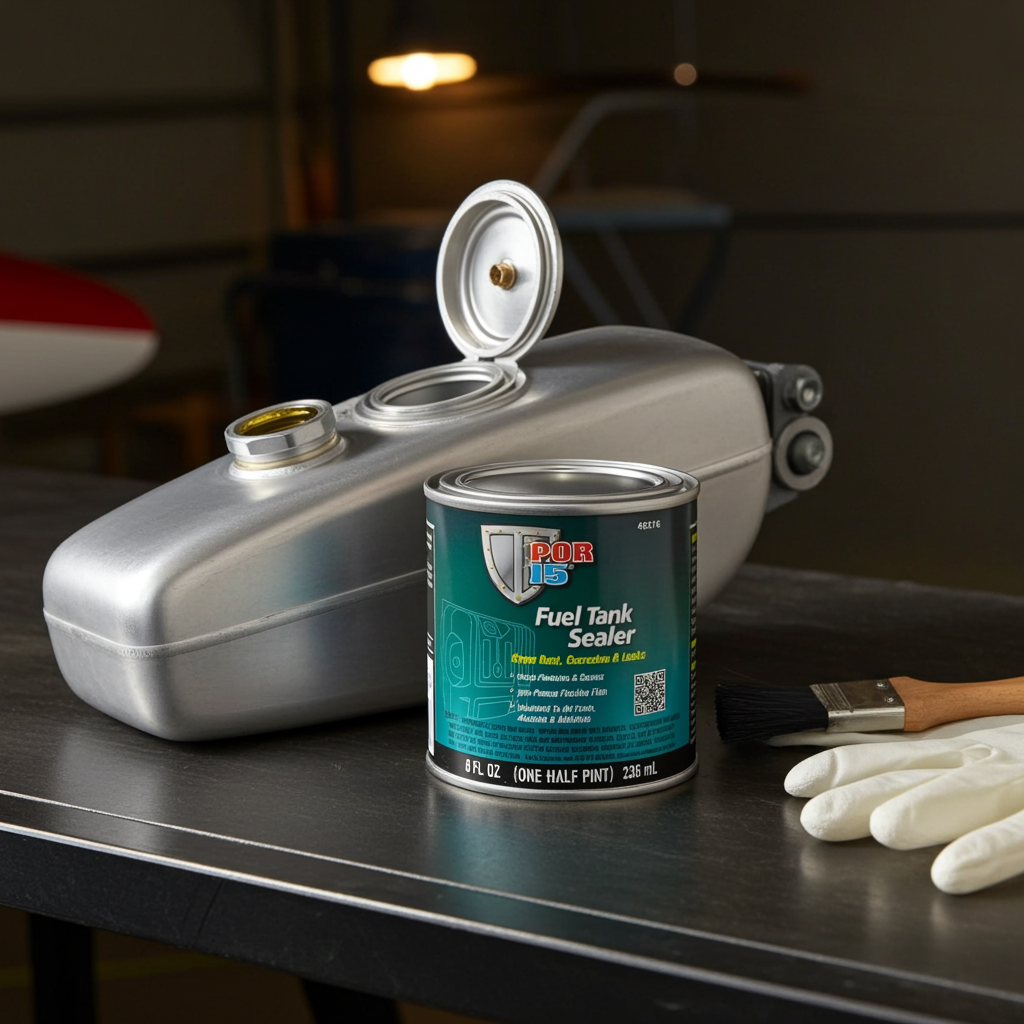 por 15 POR15 High Performance Fuel Tank Sealer 236ml 8oz - Stops and Seals...