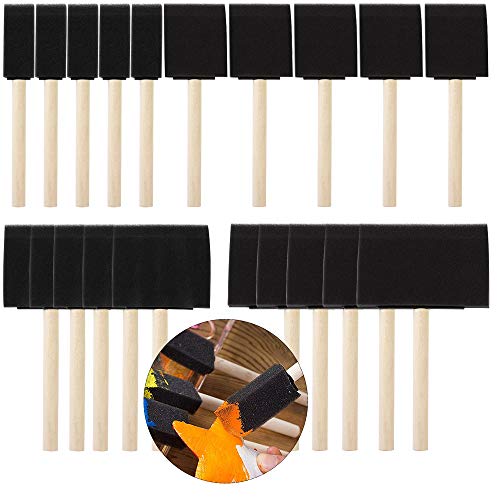 20-piece foam applicator brush set