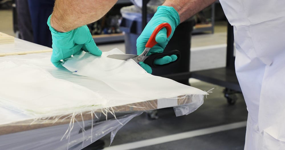 WEST SYSTEM epoxy laminating application